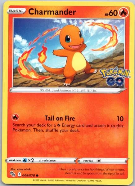Charmander - Pokémon GO #008/078