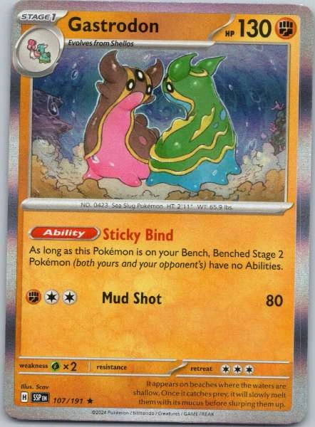 Gastrodon Holo - Surging Sparks #107/191