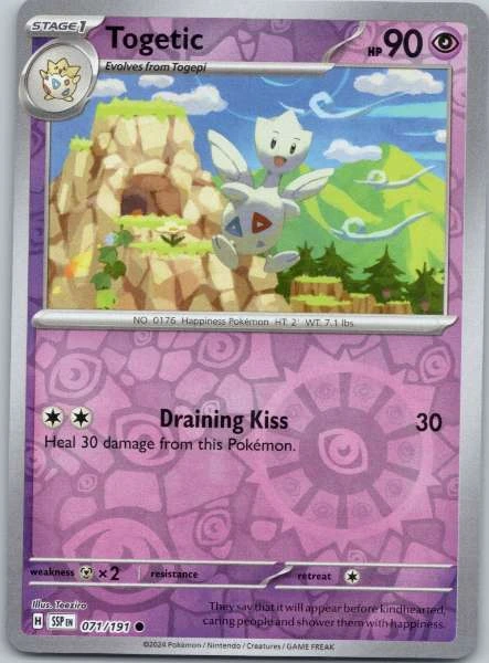 Togetic Reverse Holo - Surging Sparks #071/191