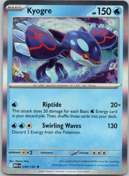 Kyogre - Mega Evolution Knock Out Collection #034/132