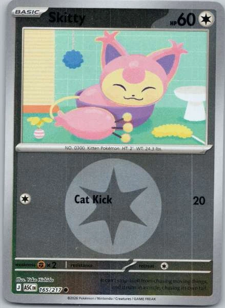 Skitty Reverse Holo - Ascended Heroes #165/217