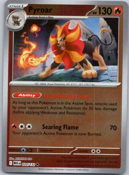 Pyroar - Diamond & Pearl: Majestic Dawn #024/132