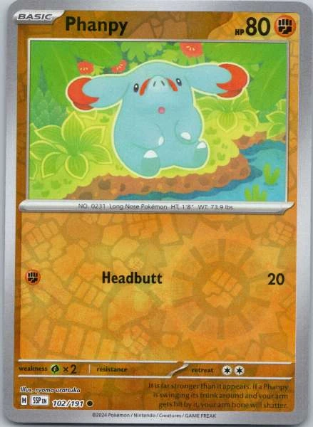 Phanpy - Surging Sparks #102/191