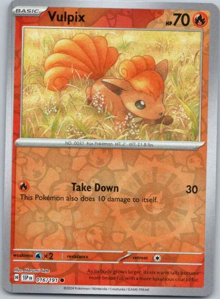 Vulpix - Surging Sparks #016/191