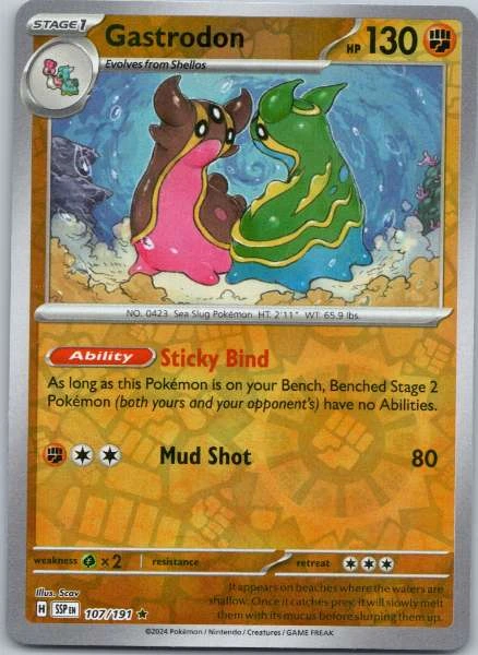 Gastrodon - Surging Sparks #107/191