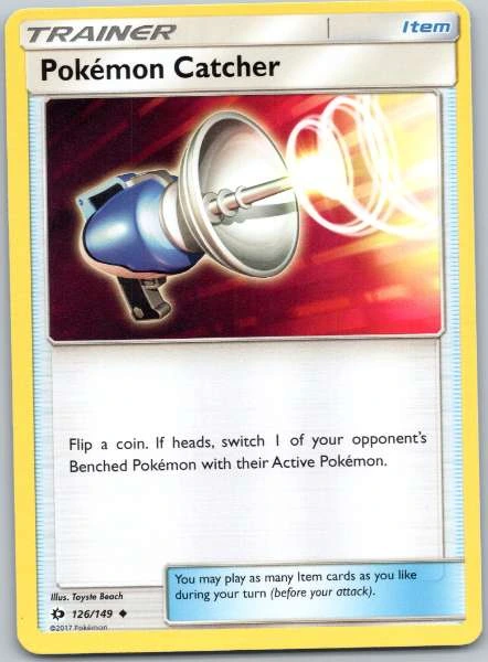 Pokémon Catcher - Sun & Moon Base Set #126/149