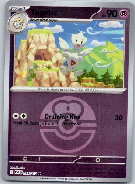 Togetic Reverse Holo - Ascended Heroes #081/217