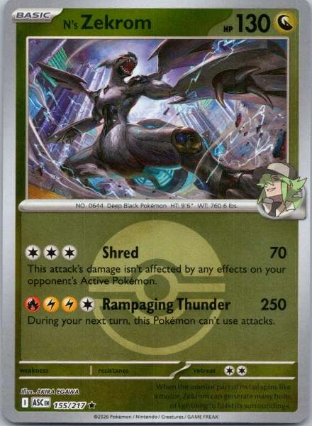 N's Zekrom - Ascended Heroes #155/217