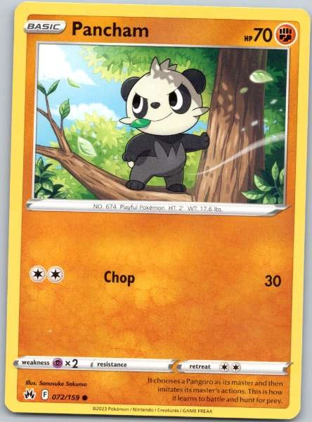 Pancham - Crown Zenith #072/159