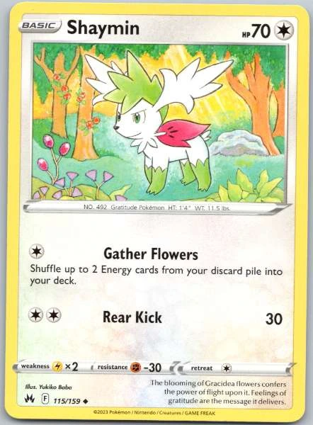 Shaymin - Crown Zenith #115/159
