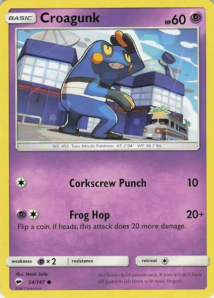 Croagunk - Burning Shadows #54/147