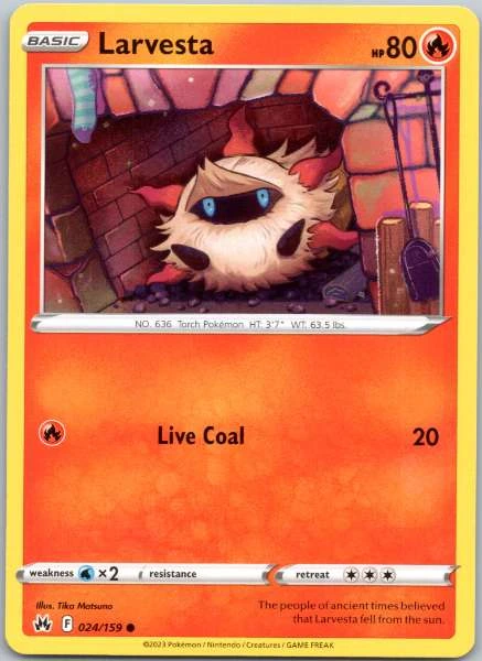 Larvesta - Crown Zenith #024/159
