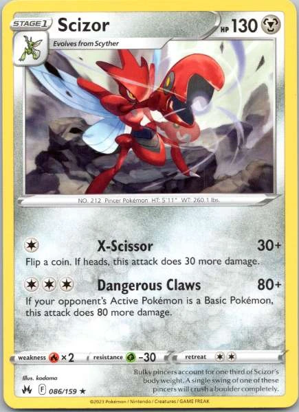 Scizor - Crown Zenith #086/159