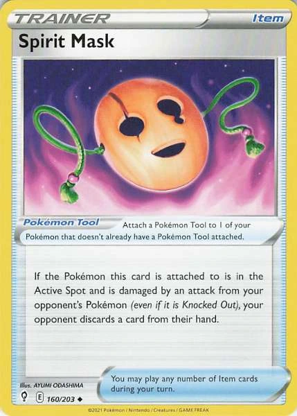 Spirit Mask - Evolving Skies #160/203