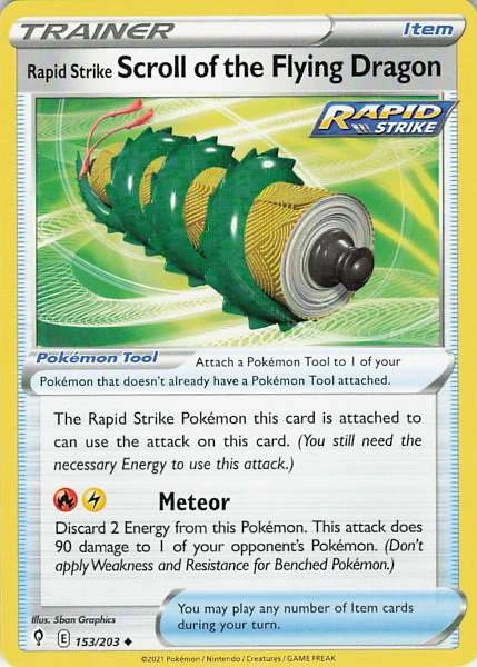 Rapid Strike Scroll of the Flying Dragon - Evolving Skies #153/203