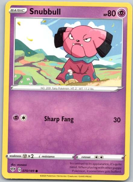 Snubbull - Darkness Ablaze #070/189