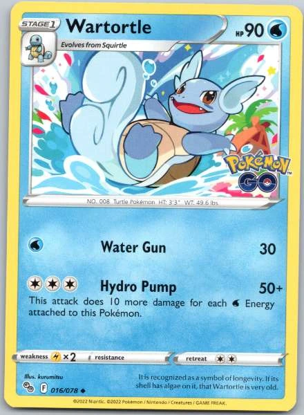 Wartortle - Pokemon GO #016/078
