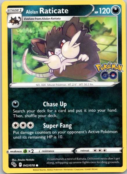 Alolan Raticate - Pokemon GO #042/078