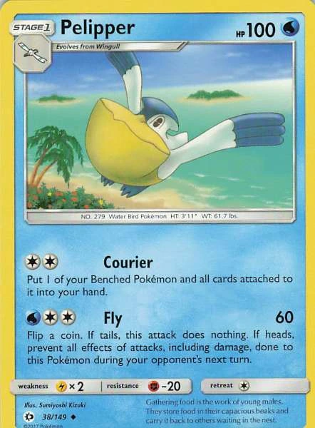 Pelipper - Sun & Moon Base Set #38/149