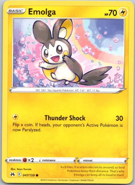 Emolga - Crown Zenith #047/159