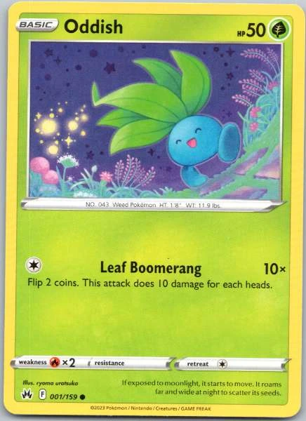 Oddish - Crown Zenith #001/159
