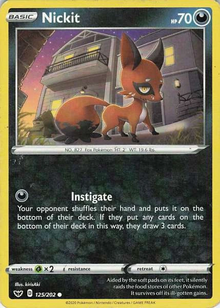Nickit - Sword & Shield Base Set #125/202