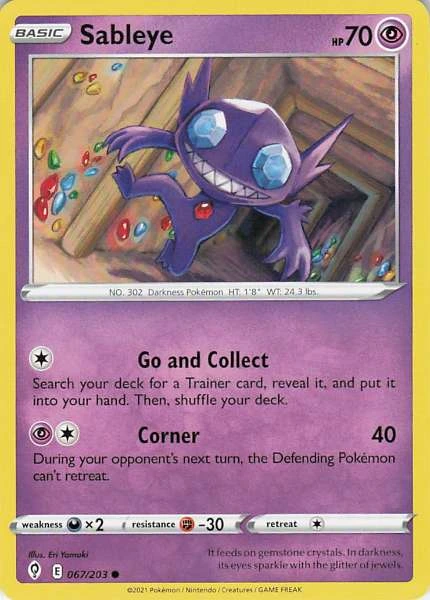 Sableye - Evolving Skies #067/203