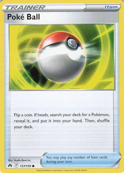 Poké Ball - Crown Zenith #137/159