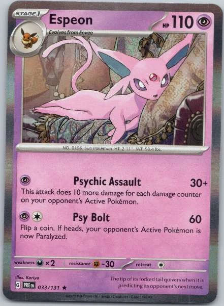 Espeon - Prismatic Evolutions #033/131