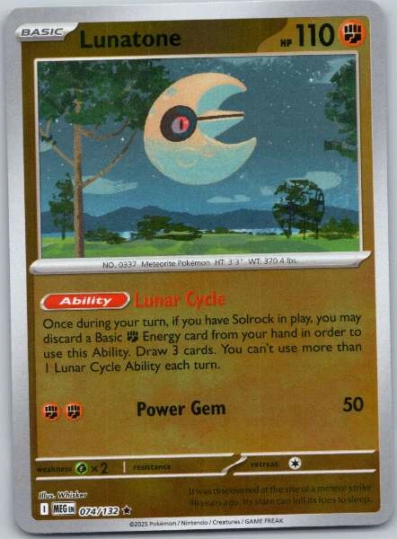Lunatone - Mega Evolution #074/132