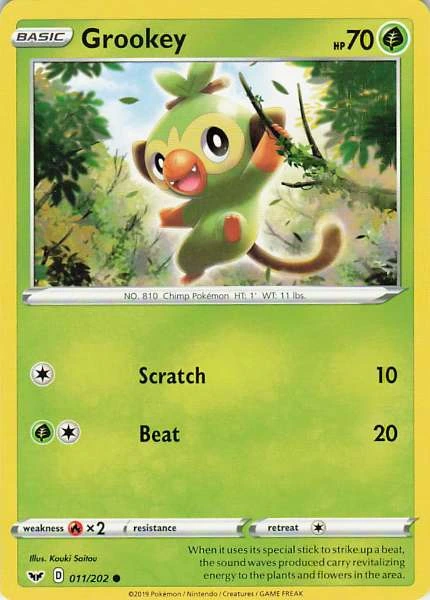 Grookey - Sword & Shield #011/202