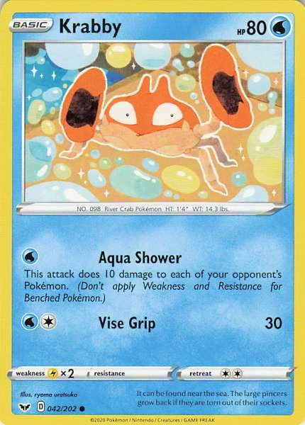 Krabby - Sword & Shield #042/202