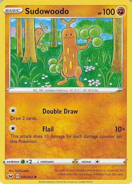 Sudowoodo - Sword & Shield Base Set #100/202