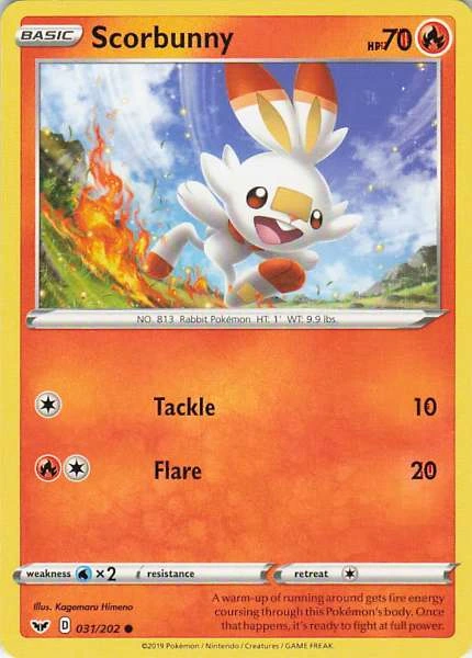 Scorbunny - Sword & Shield #031/202