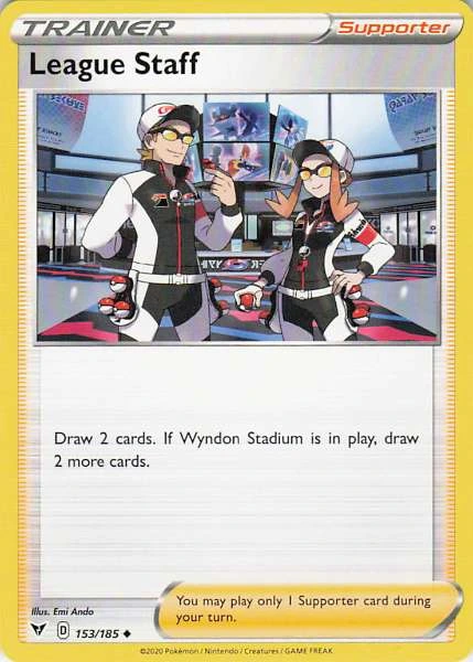 League Staff - Vivid Voltage #153/185