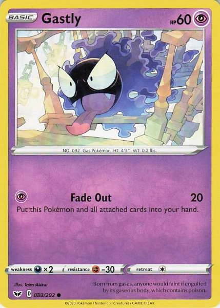Gastly - Sword & Shield #083/202