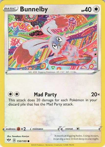 Bunnelby - Darkness Ablaze #150/189