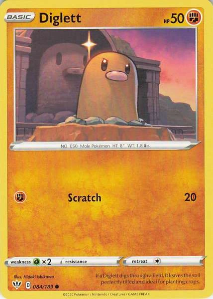Diglett - Darkness Ablaze #084/189