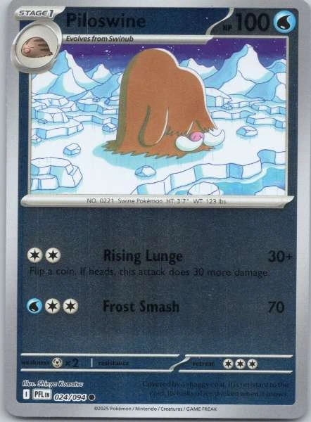 Piloswine - Phantasmal Flames #024/094