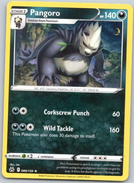 Pangoro - Crown Zenith #080/159