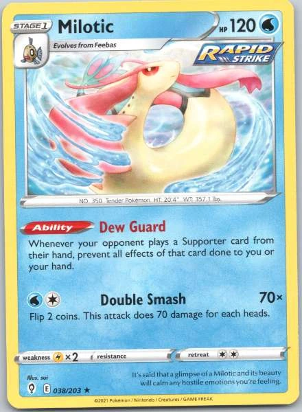 Milotic - Evolving Skies #038/203