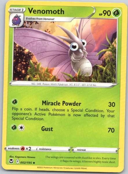 Venomoth - Silver Tempest #002/195