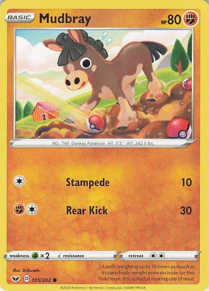 Mudbray - Sword & Shield #105/202