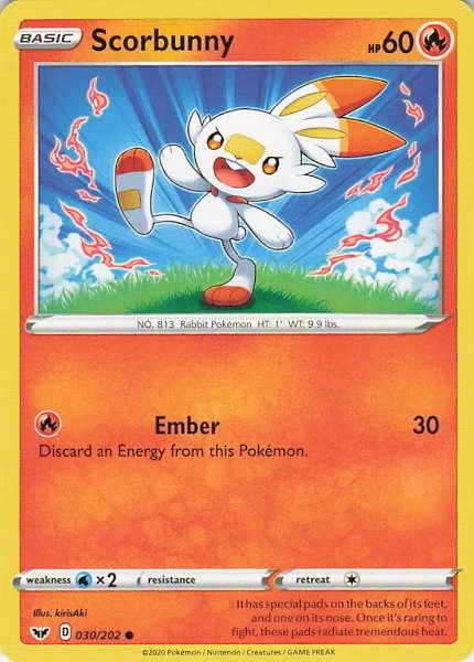 Scorbunny - Sword & Shield #030/202