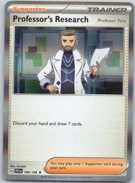 Professor's Research - Scarlet & Violet #190/198