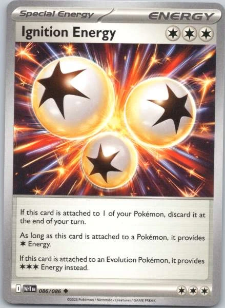 Ignition Energy - White Flare #086/086