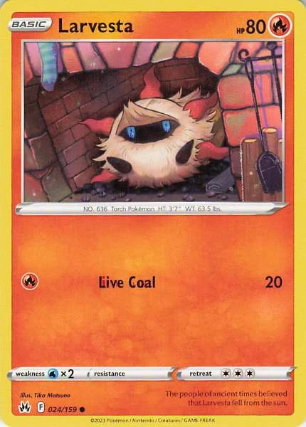Larvesta - Crown Zenith #024/159