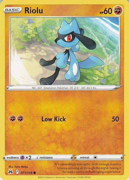 Riolu - Crown Zenith #071/159