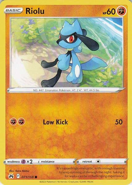 Riolu - Crown Zenith #071/159