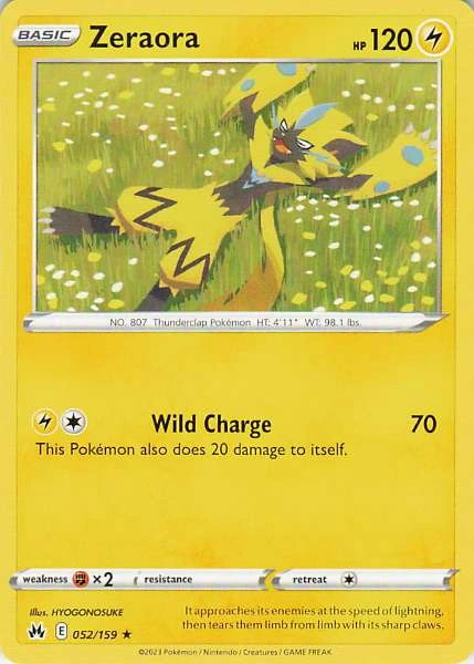 Zeraora - Crown Zenith #052/159